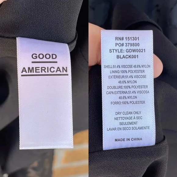 Good American Cowl Asymmetrical Dress 3/ large - Picture 13 of 14